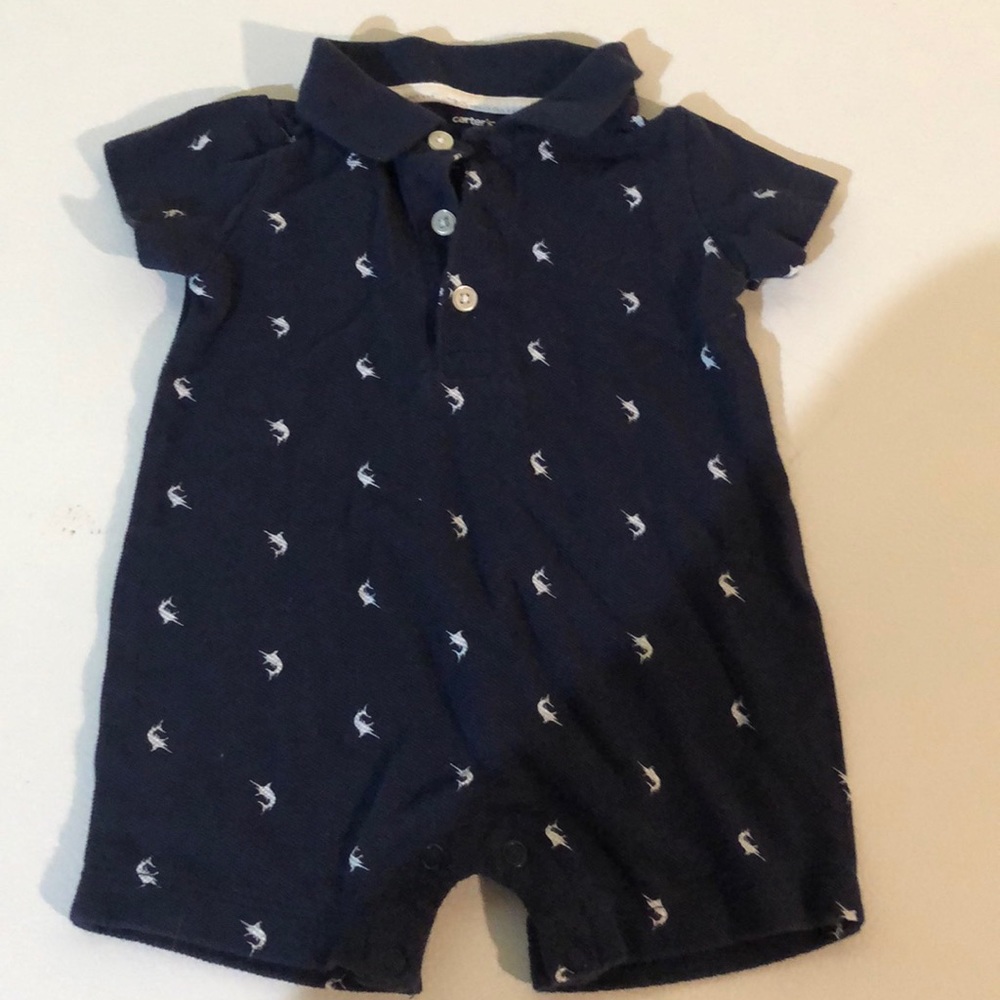 Carter’s one piece summer outfit. Size 3months